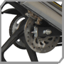 Honda XRM 125 Motard Feature : Rear Disk Brake