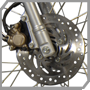 Honda XRM 125 Off-Road Feature : Front Disk Brake